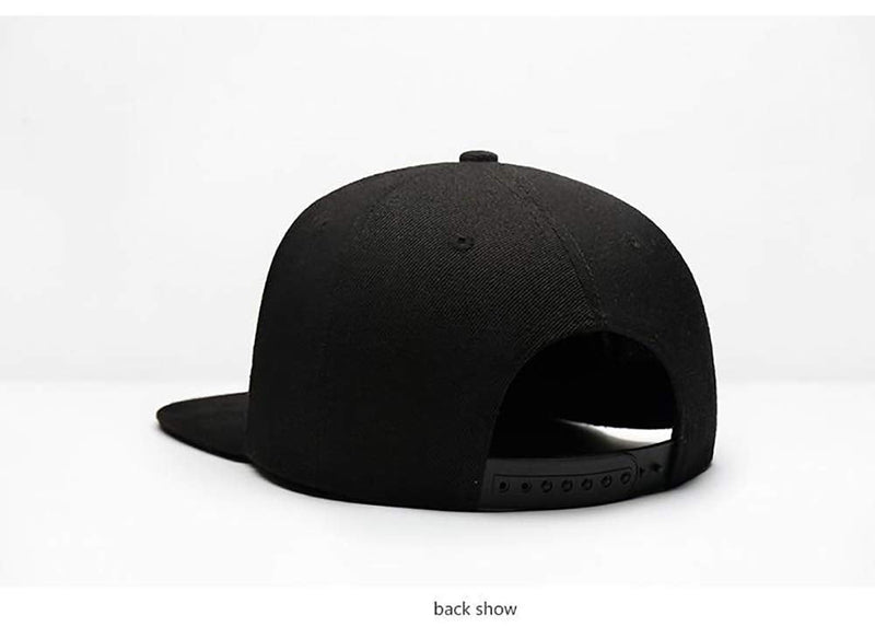 Unisex Adjustable Skull Middle Finger Baseball Cap Classic Dad Hat Black One Size - BeesActive Australia