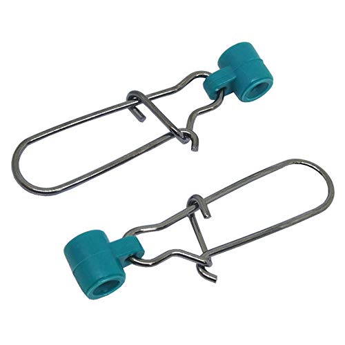 [AUSTRALIA] - unclesportinfof 10/25/50/100 PCS Fishing Line Sinker Slides Duo Lock Snaps High Strength Stainless Steel Sinker Slider Swivel Snap Kit Fishing Tackle Green 25 Pieces 