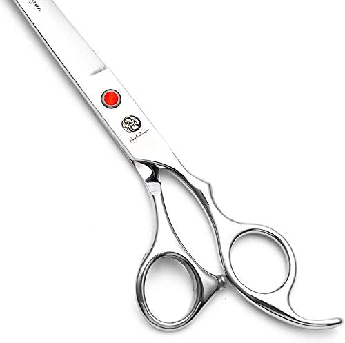 Purple Dragon 5"/5.5"/6"/6.5"/7"/7.5"/8"/9"/10" Sharp Edge Hair Cutting Shears Pet/Puppy/Cat Grooming Scissors with Bag - Perfect for Barber or Dog Groomer 8 inch - BeesActive Australia