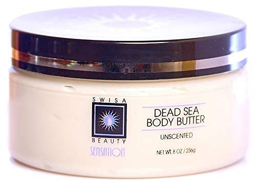 Swisa Beauty Dead Sea Body Butter Unscented - Thick and Creamy Skin Softener Leaves The Skin Silky Smooth and Refreshed. - BeesActive Australia