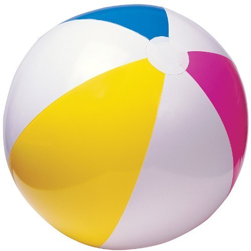 [AUSTRALIA] - INTEX Classic Inflatable Glossy Panel Colorful Beach Ball (Set of 2) 