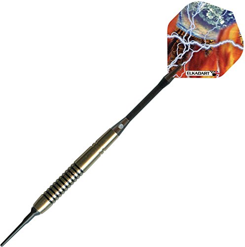 [AUSTRALIA] - Elkadart Storm Soft Tip Darts with Storage/Travel Case Black Rings (14 Grams) 