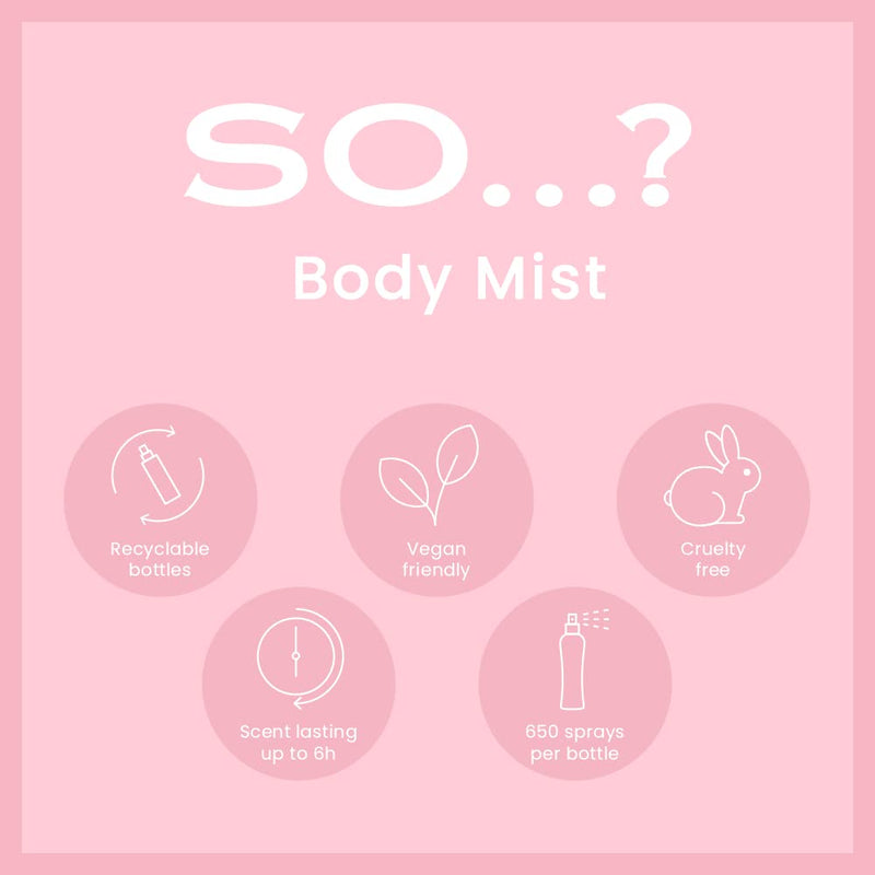 Body Mist By So…? Womens Sweet Pea Body Body Mist Fragrance Spray 100ml 100 ml (Pack of 1) - BeesActive Australia