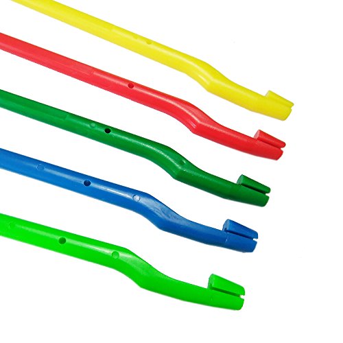 [AUSTRALIA] - SAMSFX Fishing 10 Pieces x Plastic Multicolor Fishing Hook Disgorgers Detacher Dehooker Hook Removal Tool 