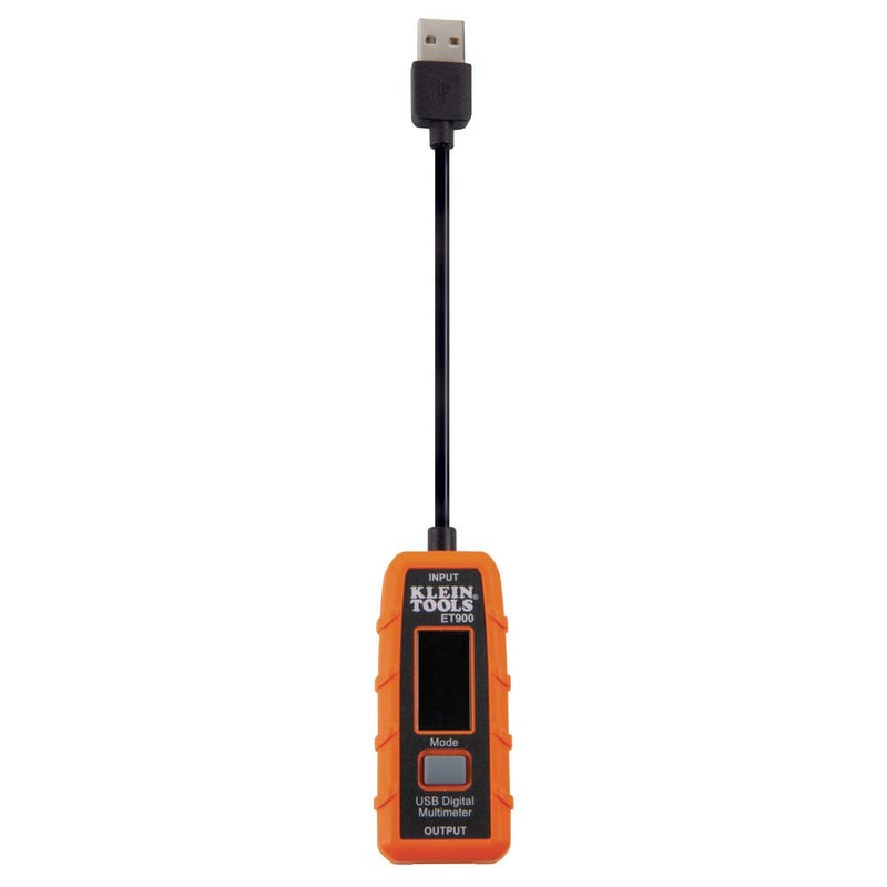 USB Power Meter, USB-A Digital Meter for Voltage, Current, Capacity, Energy Resistance Klein Tools ET900 USB-A Meter - BeesActive Australia