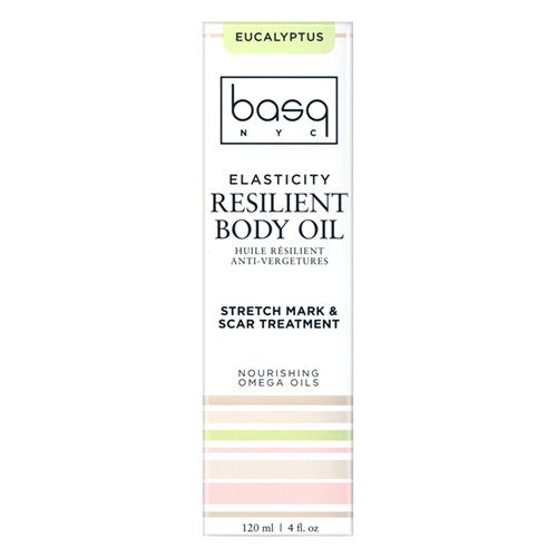 Basq Skin Care Resilient Body Stretch Mark Oil, Eucalyptus, 4 Fluid Ounce - BeesActive Australia