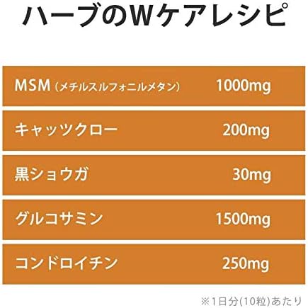 MSM Supplement Made in Japan Domestic Noi MSM Chondroitin Glucosamine 140 Tablets Cat's Claw - BeesActive Australia