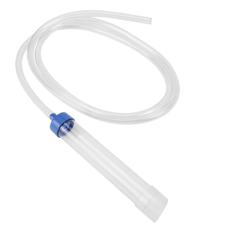 Aquarium Manual Water Changer Gravel Cleaner Water Filter Syphon Tube Fluids Transfer Tool PVC Sand Vacuum Cleaning Pump Fish Tank Cleaning Tool with 59in Long Pipe - BeesActive Australia