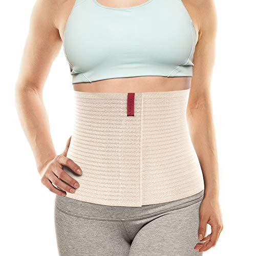 ORTONYX Premium Umbilical Hernia Belt for Men and Women / 10.25" Abdominal Binder With Hernia Support Pad - Navel Ventral Epigastric Incisional and Belly Button Hernias - Beige OX5241-10-L/XL L/XXL (35"-52") - BeesActive Australia