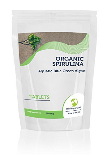 Spirulina 500mg Whole Food Algae Food Health Supplement 30 Tablets Pills HEALTHY MOOD UK Quality Nutrients - BeesActive Australia