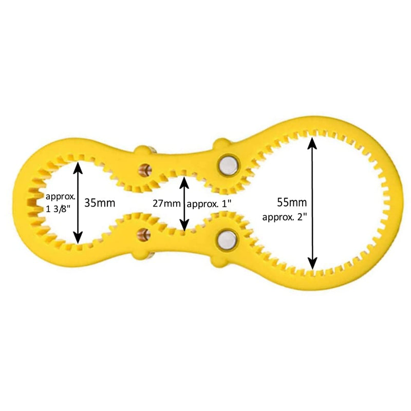 Lifeswonderful - Magnetic Jar Opener Gripper Tool for Tight Lids & Caps - for Those with Weak Hands, The Elderly, Arthritis - BeesActive Australia