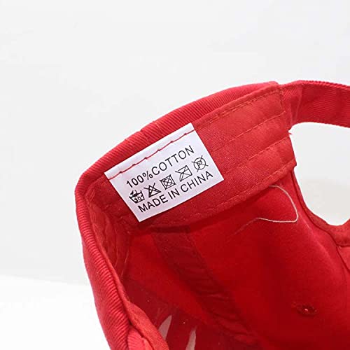 Baseball Cap Canada Flag Hat Adjustable Dad Hat Sunhat Embroidered Cap Outdoor Sun Hats for Adult Red - BeesActive Australia