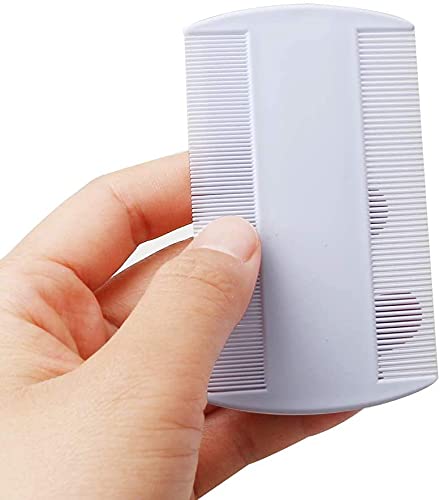 4 X Nit Comb Headlice Double Sided Lice Combs Dectection for Kids Pets and Adults White Colour - BeesActive Australia