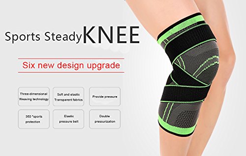 Knee Sleeve,Compression Fit Support -for Joint Pain and Arthritis Relief, Improved Circulation Compression - Wear Anywhere - Single Medium - BeesActive Australia