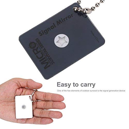 VGEBY Survival Signal Mirror Emergency Reflective Star Flash Mirror with Landyard - BeesActive Australia