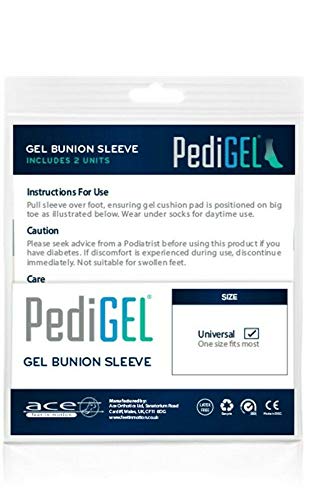 PediGel® - Medically Approved Bunion Corrector and Bunion Relief Sleeve, Gel Pad Bunion Relief Splint - 2 Units - BeesActive Australia