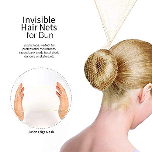 Teenitor Bun kit with 20pcs Blonde Girls Bun Net, 4pcs Hair Bun Maker and 20pcs U Shaped Hair Pins - BeesActive Australia