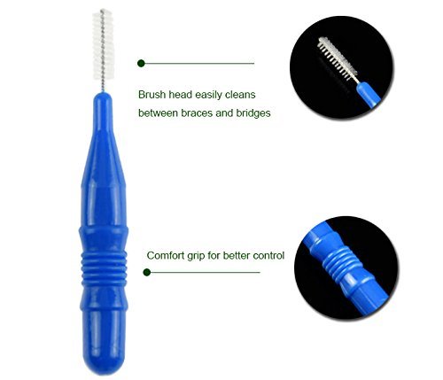 Interdental Brush (50 Counts), River Lake Toothpick Cleaners, Tooth Flossing Head Oral Dental Hygiene Brush, Tooth Cleaning Tool … - BeesActive Australia