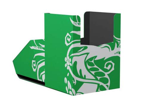 Card Deck Box Deck Shell: Green/Black - Dragon Shield - BeesActive Australia