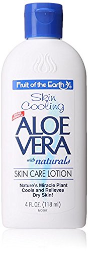 Fruit of the Earth Aloe Vera with Naturals Skin Care Lotion 4 Oz Travel Size (Pack of 3) - BeesActive Australia