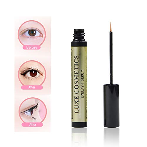 Luxe Cosmetics Eyelash Growth Serum Peptide Lash Natural Growth Enhancing Formula for Hydrated Longer, Fuller Eyelash and Thicker Eyebrows with Pentapeptide-17, Biotin, and Panthenol 10ml/0.33fl oz. - BeesActive Australia