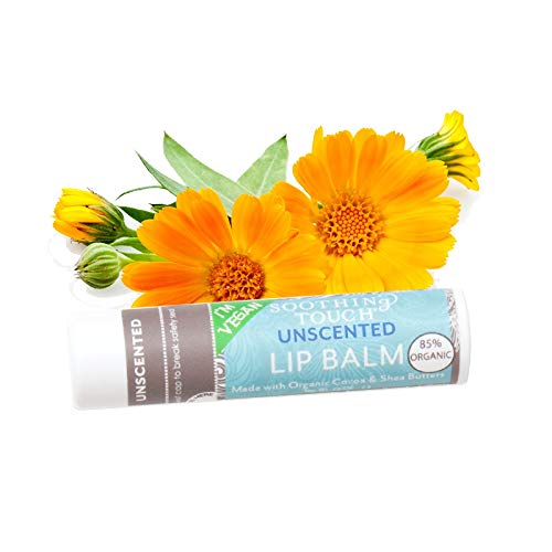 Soothing Touch Vegan Lip Balm - Variety Pack of 2 - Unscented and Peppermint - BeesActive Australia