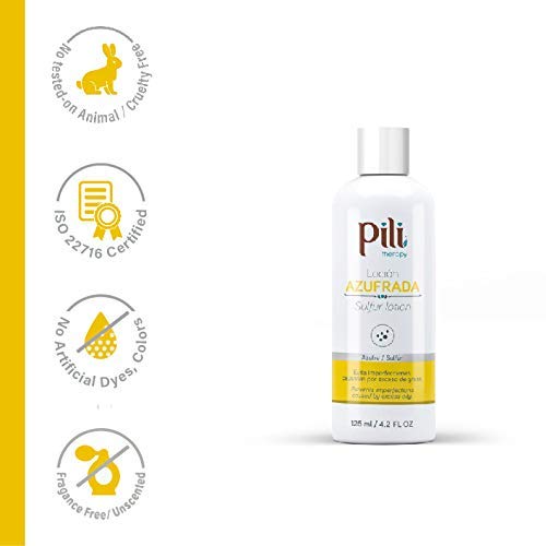 Pili Sulfur Lotion. Helps control oily skin. For face and body. 4.2 fl.oz. - BeesActive Australia