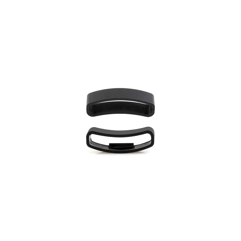 Sencato Watch Bands Fastener Loop 3Pcs, Compatible with Suunto Core, Soft Rubber Retainer Fastener Replacement Wrist Strap Loop Ring Contain 2Pcs Tools for Suunto Core Smart Watch Band Black Black 3 Pcs - BeesActive Australia