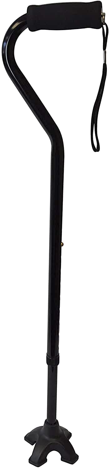 19mm 3/4" High Grip Heavy Duty Large Based Quadruple Tip Rubber Foot for Walking Sticks and Canes - by Lifeswonderful - BeesActive Australia