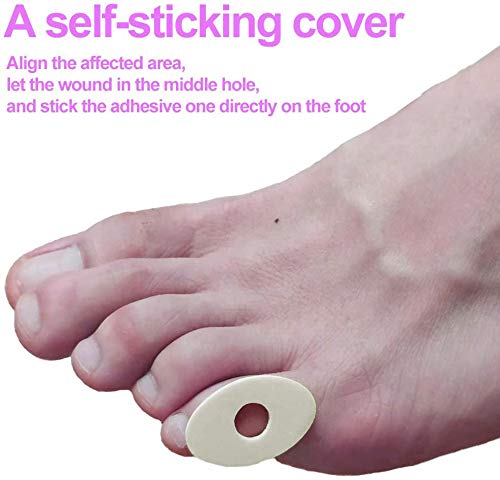 Mcvcoyh Self Adhesive Corn Pads 80 Pieces Callus Cushion Soft and Comfort to Corns and Calluses - BeesActive Australia