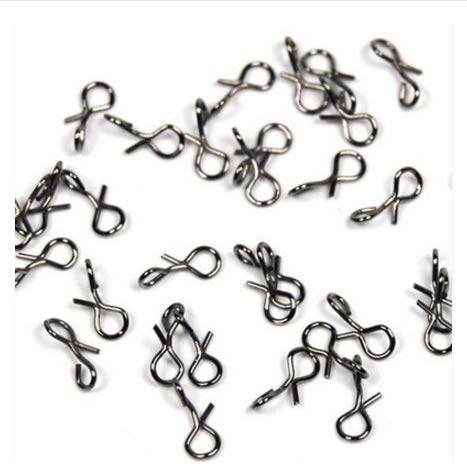 VGEBY 50Pcs Fly Fishing Snaps, Stainless Steel Fly Hook Lure Snap Quick Change Connect for Flies, Jigs, Lures M - BeesActive Australia