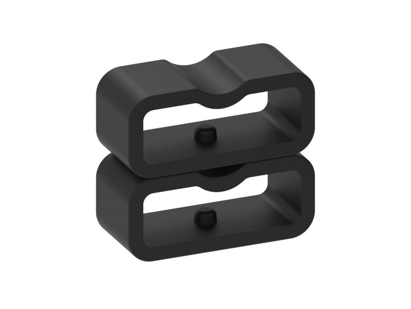 Fastener Rings Compatible with Garmin Vivosmart 3 Vivosmart 4/Vivofit 3 Vivofit 4/Vivofit Jr.3 Vivofit Jr.2 Bands Rubber Replacement Band Keeper Loop Security Holder Retainer Ring 10Black - BeesActive Australia