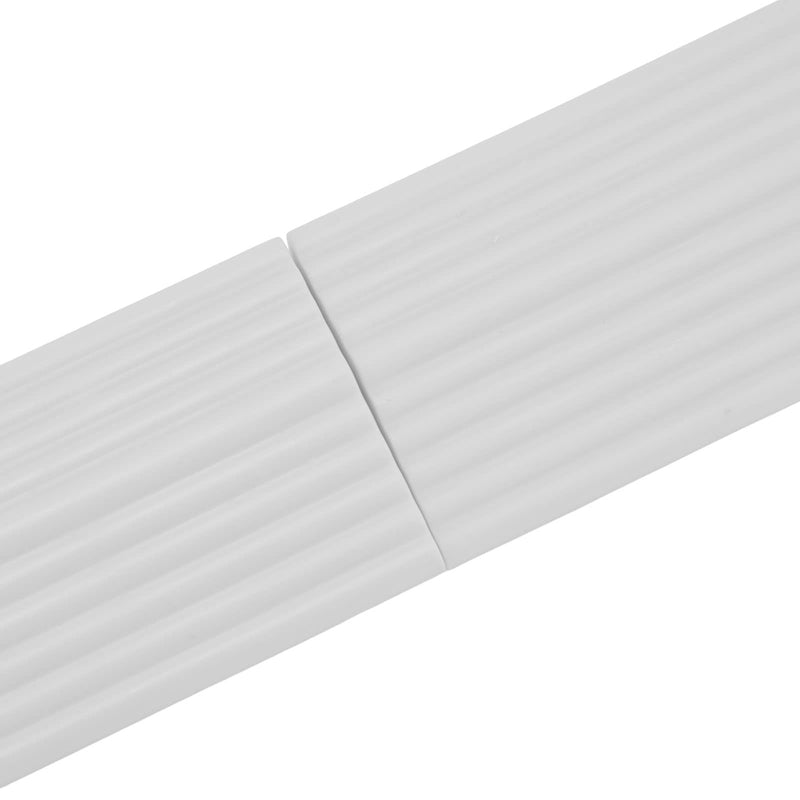 Threshold Ramp Mat Door Sill Scuff Plate Slope Strip Auxiliary Fit Used for Thresholds,Doorways and Bathroom(White) White - BeesActive Australia