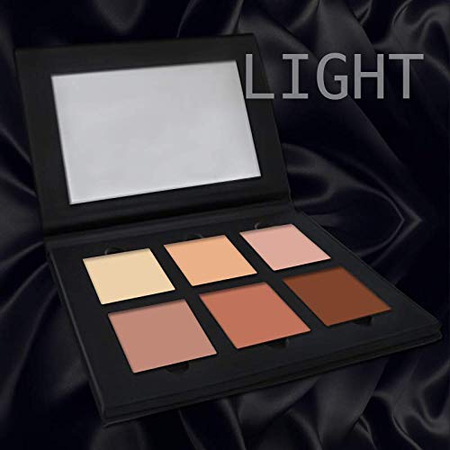 Bedazzel Pro Cosmetics Cream Contour and Highlighting Makeup Kit - Contouring Foundation/Concealer Palette - Vegan, Cruelty Free & Hypoallergenic (Light) - BeesActive Australia