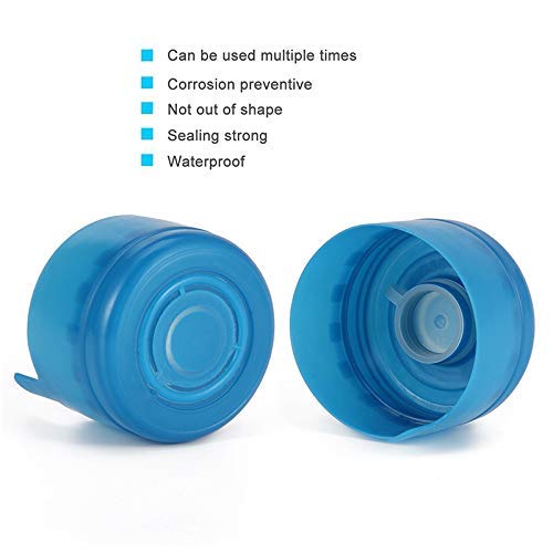 WINBOB 10PCS 55mm 3 and 5 Gallon Non-Spill Caps,Replacement Water Bottle Snap On Cap Anti Splash Peel - BeesActive Australia