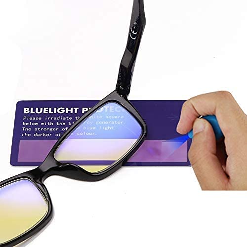 SUERTREE 3 Pack Anti-Blue Computer Reading Glasses, Blue Light Filter Eye Glasses, Blocking UV Computer Glasses, Visual Aided Glasses, Female Male Reading Glasses Black 2.5 BM161 +2.50 Magnification 3 Pack Anti Blue Black - BeesActive Australia