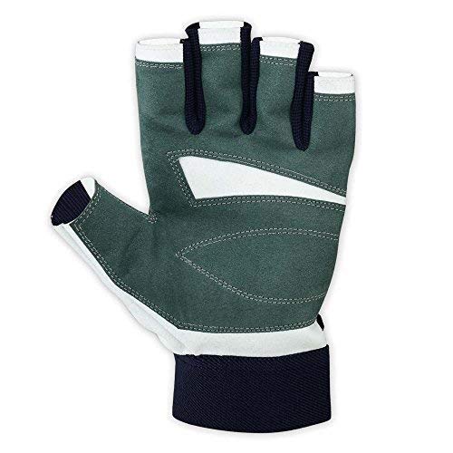 [AUSTRALIA] - MRX BOXING & FITNESS Mens Sailing Gloves Deckhand Gripy Glove White/Blue X-Large 