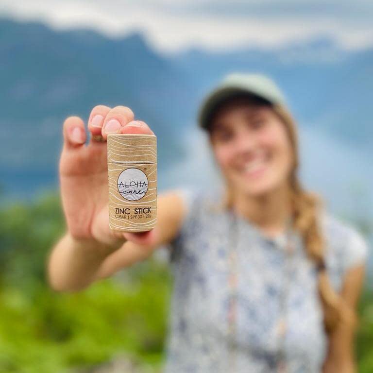 Aloha Care Zinc Stick SPF 30 - natural sunscreen for outdoor sports | Plastic free packaging, 22 g (Pack of 1) - BeesActive Australia