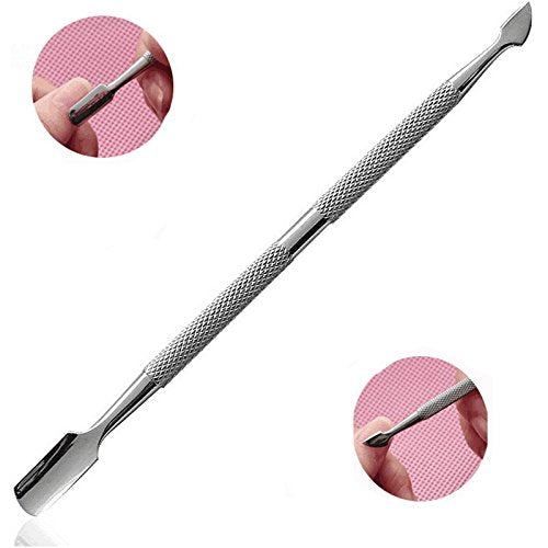 Nail Art Cuticle Remover Pusher Clippers Trimmer Nail File Buffer Dead Skin Removal Manicure Kit Personal Care (Style 1) - BeesActive Australia