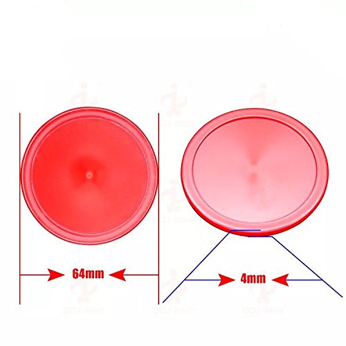 Glamorway Pack of 5 Red 2-inch Mini Air Hockey Table Pucks - BeesActive Australia