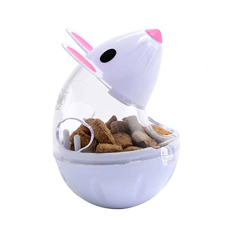 2pcs Cat Slow Feeder Cat Food Ball,Mice Water Droplet Bone Tumbler Shaped Pet Treat Ball Cat Food Toy Ball,Cat Slow Feeder,Cat Enrichment Toys - BeesActive Australia