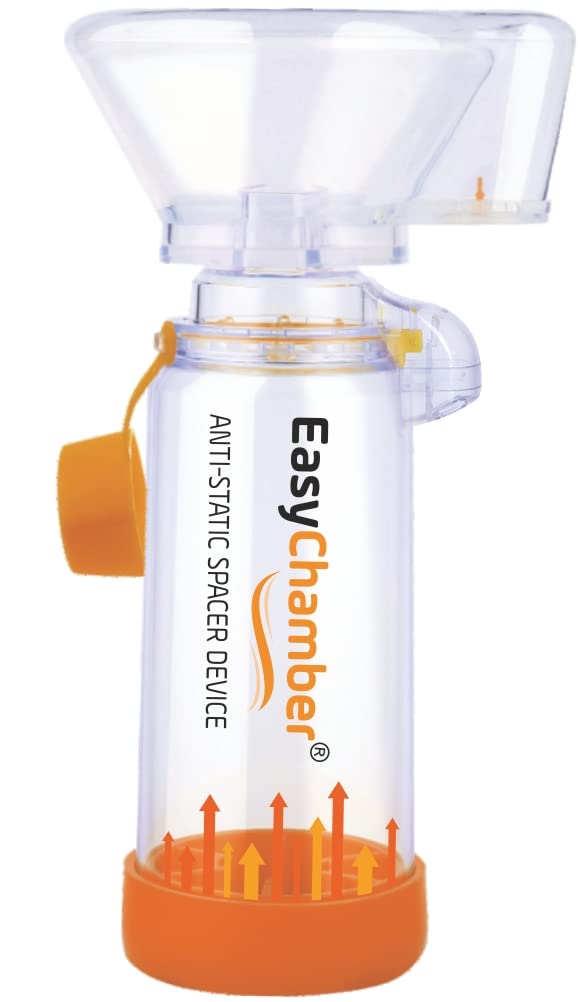 EasyChamber Anti-Static Spacer Device with Infant Mask, Inhaler Chamber, use with Metered Dose Inhaler, BPA and Latex Free - BeesActive Australia
