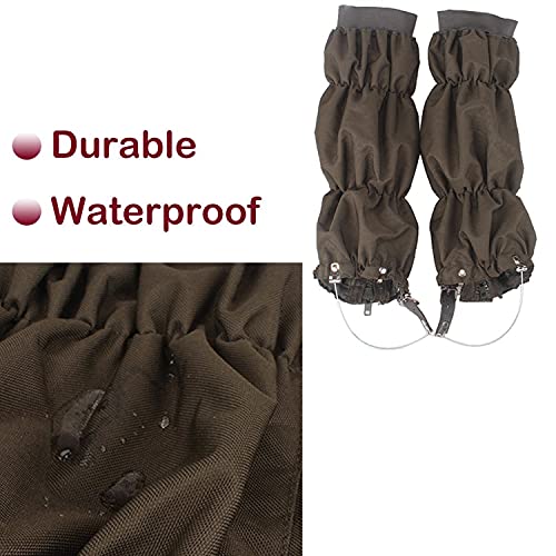 Fnina Thicken Oxford Snake Gaiters Snake Bite Protection Gaiter for Lower Legs Gaiter for Hiking Hunting Snake Proof Waterproof Snow Boot Cover onesize Adjustable Legging for Men and Women,Army green - BeesActive Australia