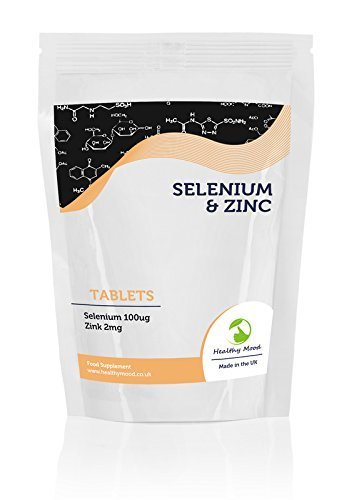 Selenium 100ug and Zinc 2mg and Yeast 300mg 30 Tablets Quality Products Nutrition Health Food Supplements HEALTHY MOOD UK Quality Nutrients - BeesActive Australia