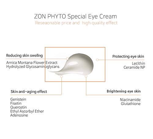 ZONPHYTO Special Treatment Eye Cream 1.05oz/30g - Anti-aging and fine wrinkle repair improvement on eye lid, polyphenols eye & neck firming cream - BeesActive Australia