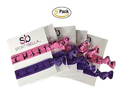 Infinity Collection Gymnastics Hair Ties- Girls Gymnastics Hair Accessories- Gymnastics Elastics for Gymnast - BeesActive Australia