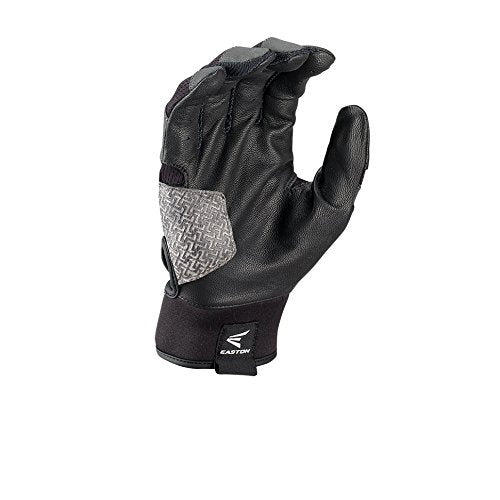 [AUSTRALIA] - EASTON GRIND Batting Gloves | Pair | Baseball Softball | Adult| 2020 | X Tack Palm for Exceptional Grip | Pittards Oiltac Palm Pad - Extra Comfort with Bat Handle & Knob | Neoprene Wrist Strap Large 