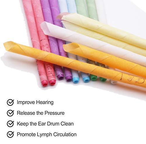 32pcs Ear Candle for Aromatherapy, Natural Pure Beeswax Ear Candle Remove Ear Wax, with 16 Protective Disks - BeesActive Australia