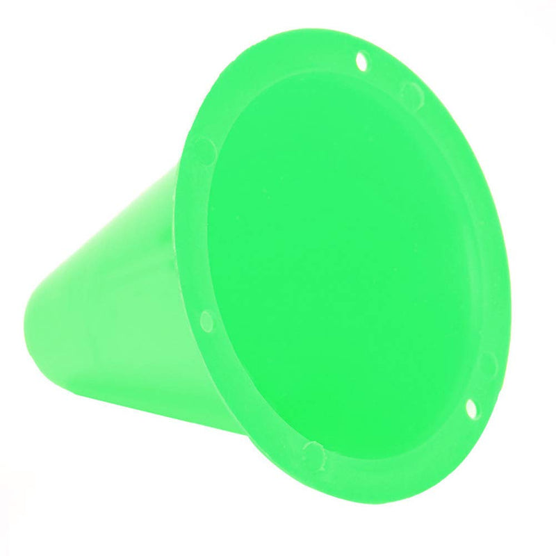 Athletic Cones, Soccer Training Cones, 126g Plastic Football Barriers 8.5x8.5cm for Marker Holder Accessory Controlling Abilit Soccer Training Green, 12 - BeesActive Australia