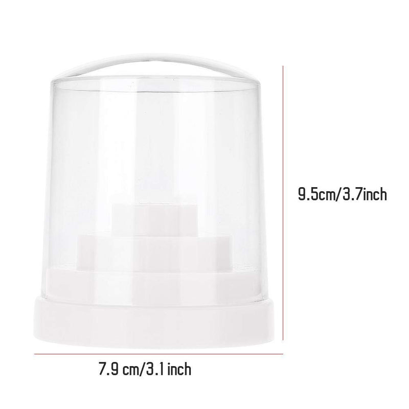 Manicure Box Displayer Nail Drill Bit Holder Stand,Nail Drill Stand Suitable for Store Grinding Carving Tools(4#) 4# - BeesActive Australia